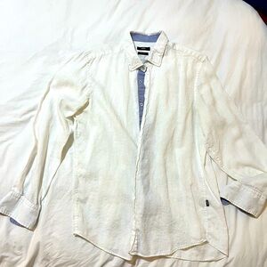 Hugo boss linen shirt. men’s L